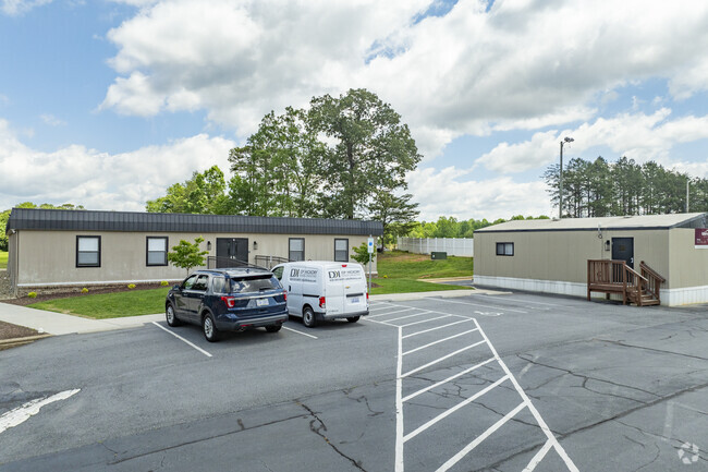 There are a small number of temporary classrooms at Tabernacle Christian School.