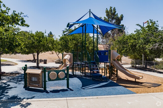 playground area with some shade during those days of hot weather.