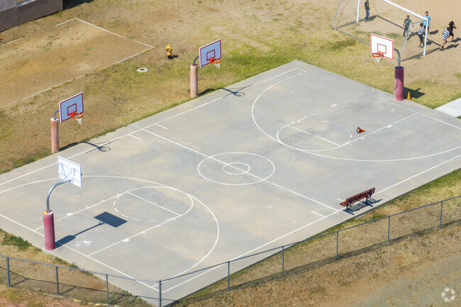 Shoot some hoops or play soccer at Mayer Elementary School.