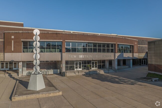 New Britain High School serves students in grades 9-12.