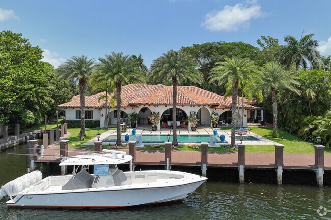 Spanish-style waterfront property in Colee Hammock neighborhood