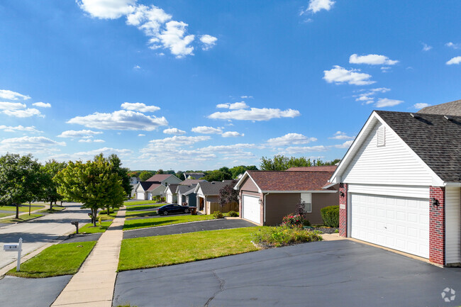 Newer traditional style homes line the streets in CMC.