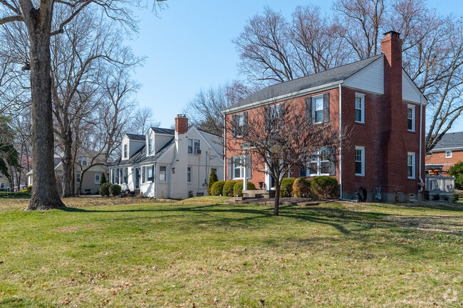 Colonials, Cape Cods and other home styles grace the streets of Woodlawn.