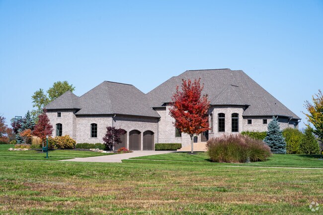 Luxury homes in Noblesville often feature exquisite architecture and design.