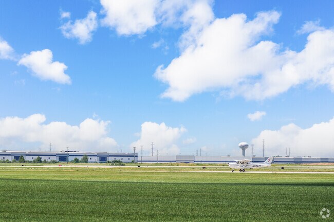 Lewis University has an operational airport that students can practice at.