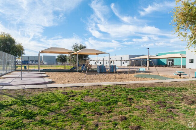 Ranch Elementary School in San Tan Valley includes a playground.