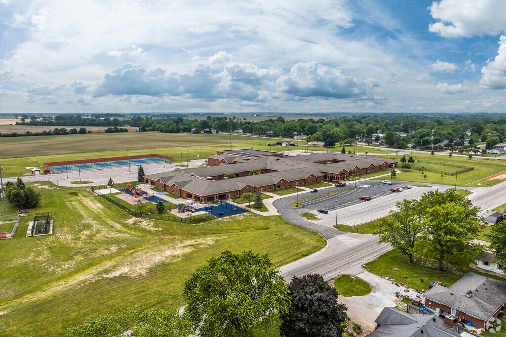 Frankton Elementary School is located on the east side of Frankton.