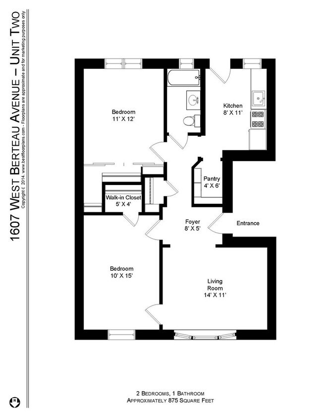 1607 W Berteau Ave unit 2, Chicago, IL 60613 - photo 3