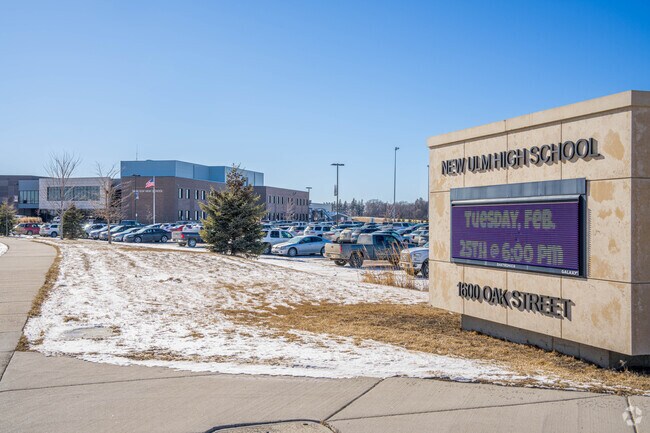 New Ulm High School has a 95 percent  graduation rate.