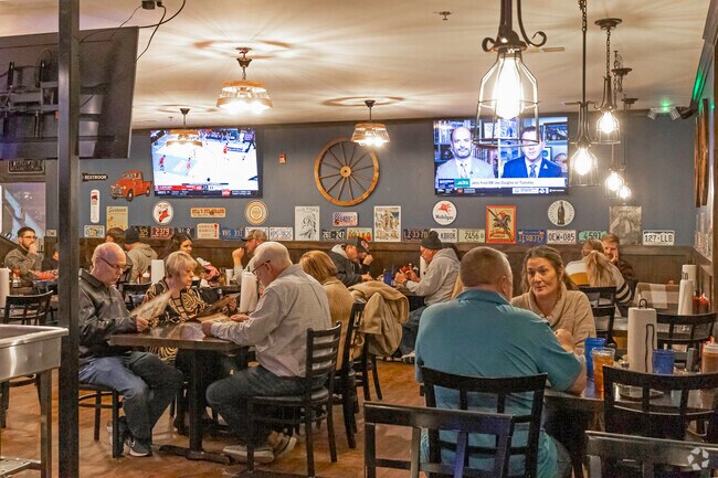 At Camp Landing you can enjoy a great dinner and then some play time.