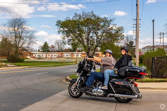 Always a good day when you can take the chopper down Route 107 in Poolesville.