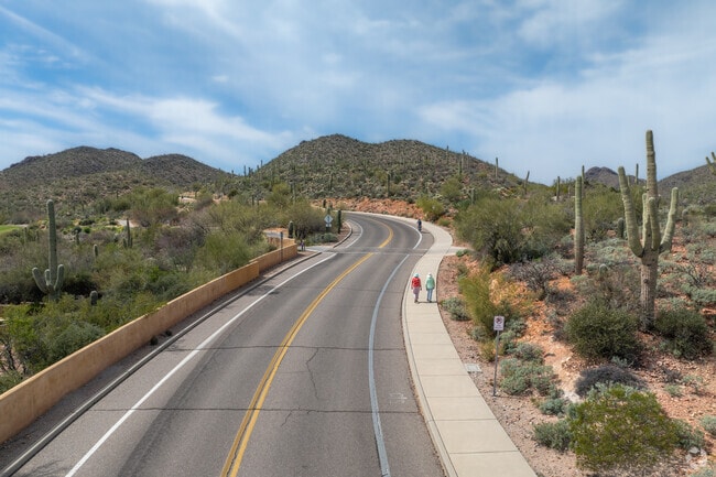 Starr Pass Boulevard is an essential walking path in the neighborhood.