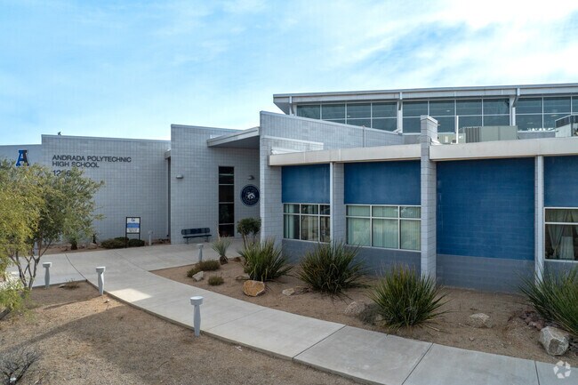 Andrada Polytechnic High School serves grades 9-12 in Tucson, Arizona.