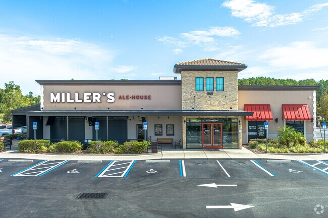 Grab a pale ale or their famous zingers at Miller's Ale House near Champions Gate.