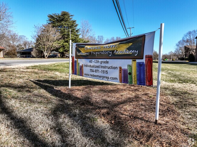 The signage at Redeemer Preparatory Academy.