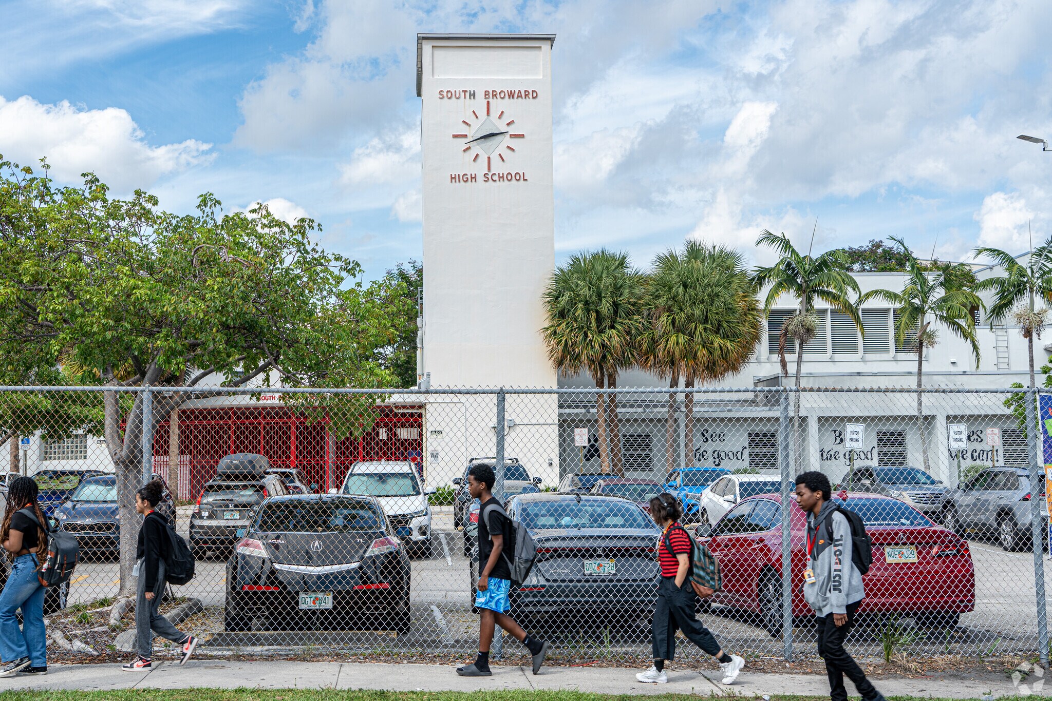 South Broward High School
main tower in Hollywood, FL.
