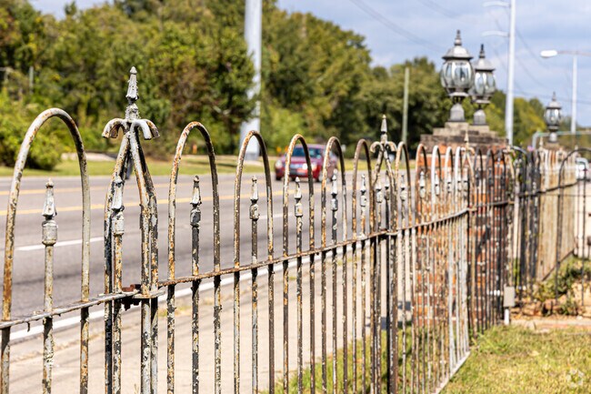 Decorative fences add character to many homes throughout Baker.
