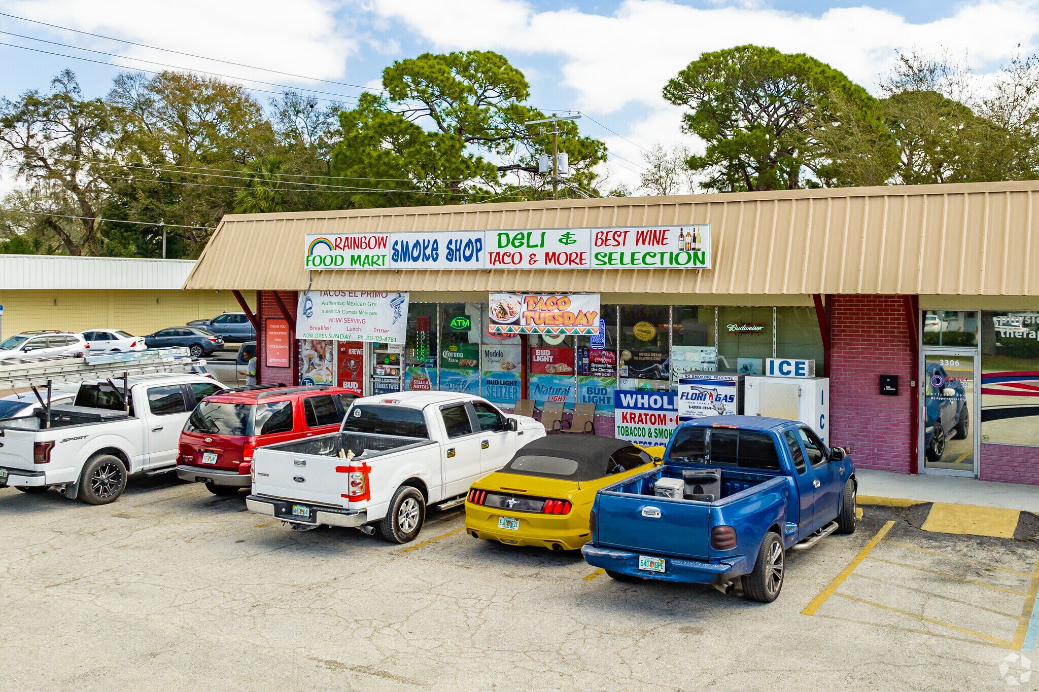 Get a quick snack, some cold ice, or try a new food at the Rainbow Food Market.