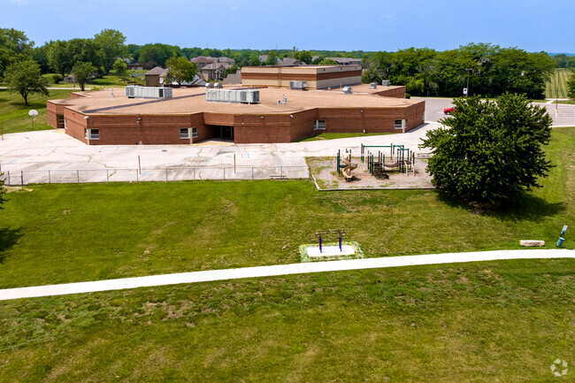Piper East Elementary School has ample space for playgrounds so students can socialize and run.