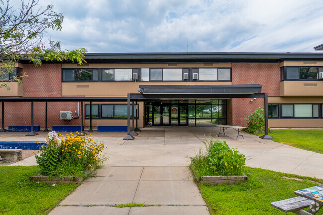 Milton Middle School shares a building with the elementary school in Milton, VT.