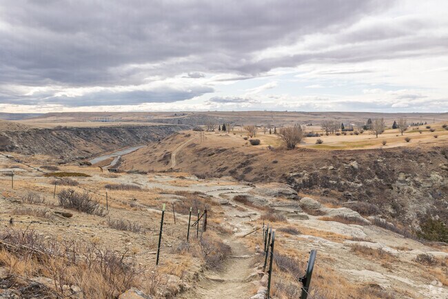 Cut Bank Trails system encompasses multiple paths on the south side of town.