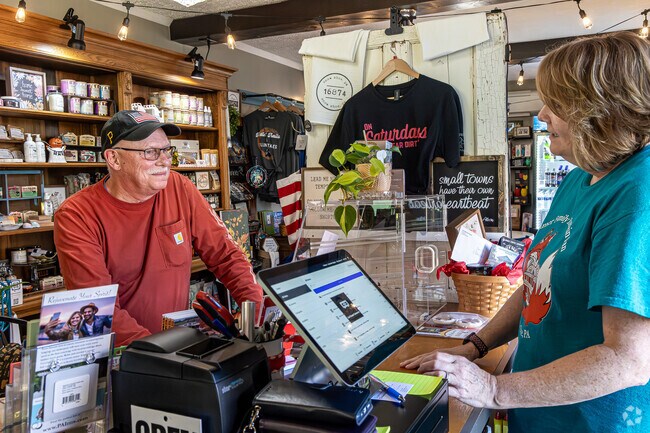 The gift shop at Cramer Family Mountain Inn is popular with residents & tourists alike.