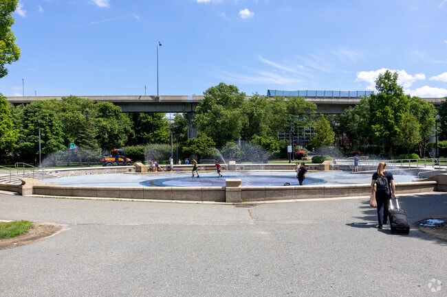 There are numerous parks throughout Eagle Hill to cool off in during the summer.