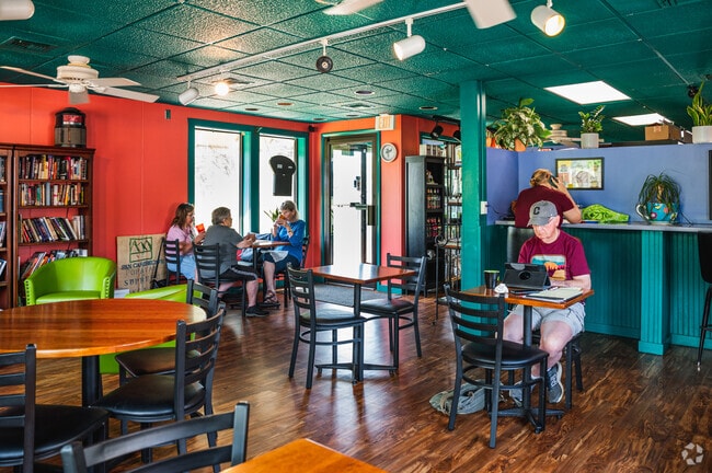 Enjoy a peaceful morning with coffee at Rio Coffee Brewery in Avon Lake.