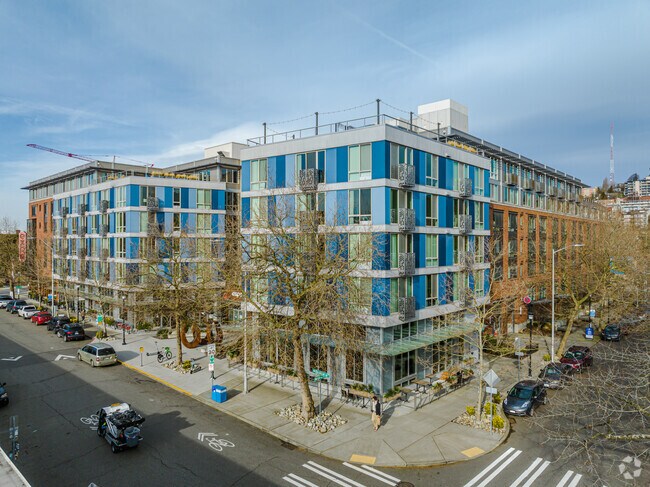 Residents in Uptown can appreciate the clean sidewalks and bike lanes.
