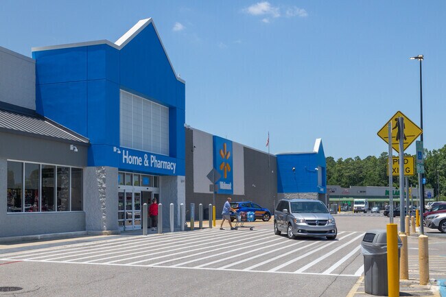 Walmart on Moffet Rd. is nearby for Garland residents to pick up their essentials.