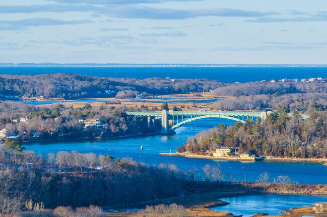 Residents of West Gloucester will often travel along the Annisquam River Bridge.