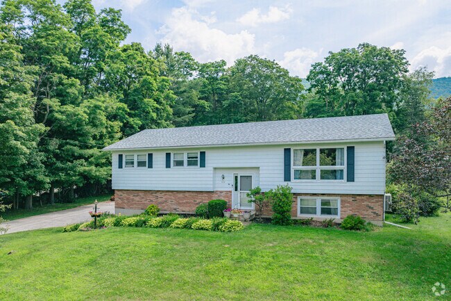 Single family homes with a split level inspired construction can be found in Mendon.