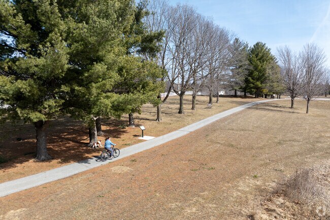 Northridge Heights residents enjoy riding their bikes through nearby Moore Memorial Park.