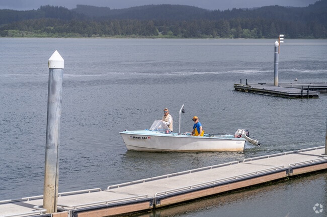 Boating and fishing are popular activities in Waldport, which has an abundance of access to the water.