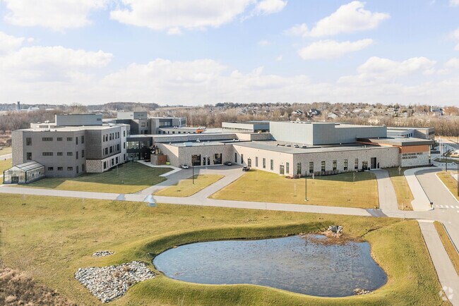 Sun Prairie West High School has approximately 1,400 enrolled students from the surrounding area.