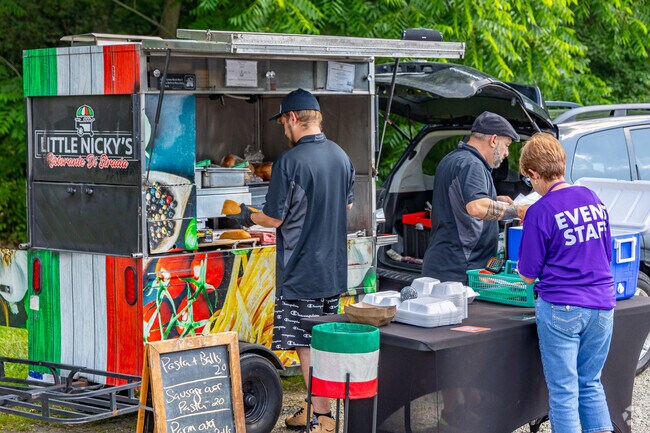 Little Nicky's offers up delicious Italian cuisine at the Plum Monday Market.