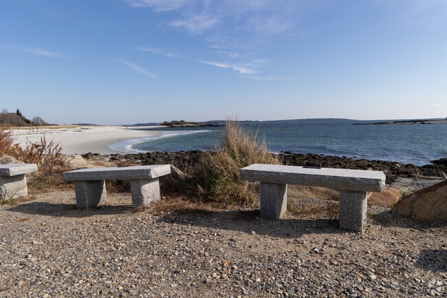 Residents may sit and enjoy the coast at South Beach on Long Island.