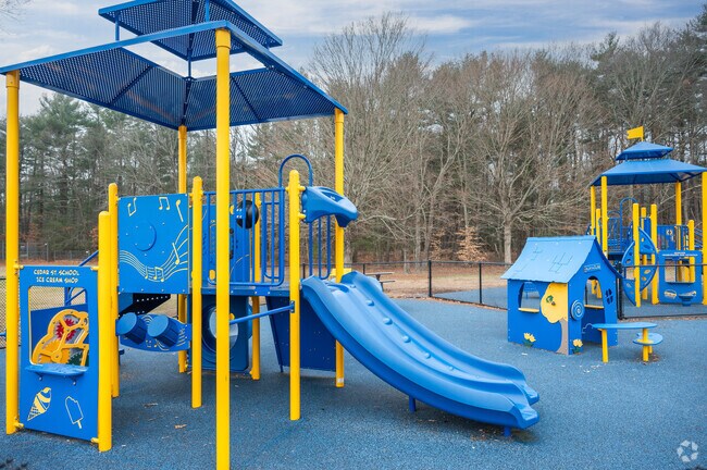Let the kids run around at the playground at Cedar Elementary School in Hanover.