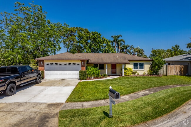 Cute rancher style homes can be found all over West Lealman Downtown with all their own styles.