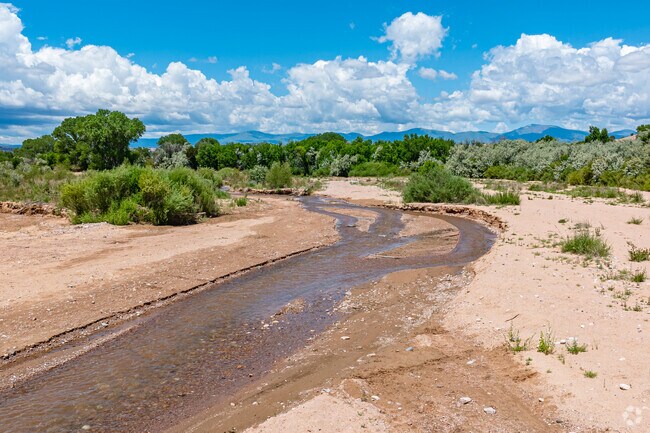In Jaconita, the Pojoaque River adds beauty and life to the land.