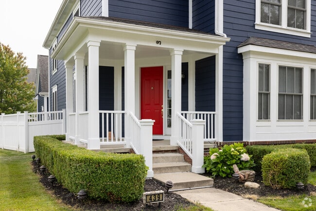 Colorful details and tidy landscaping give Canton its charm.