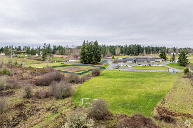 A lot of green space for at Weyerhaeuser Elementary School.
