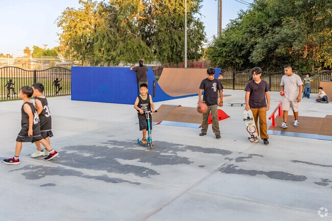 Pamela Park created a makeshift skate area popular with Mayflower Village kids.