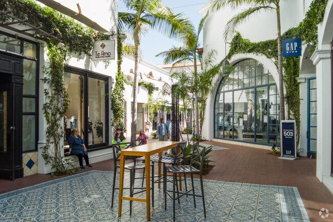 Spend the day shopping at Paseo Nuevo near East Beach.