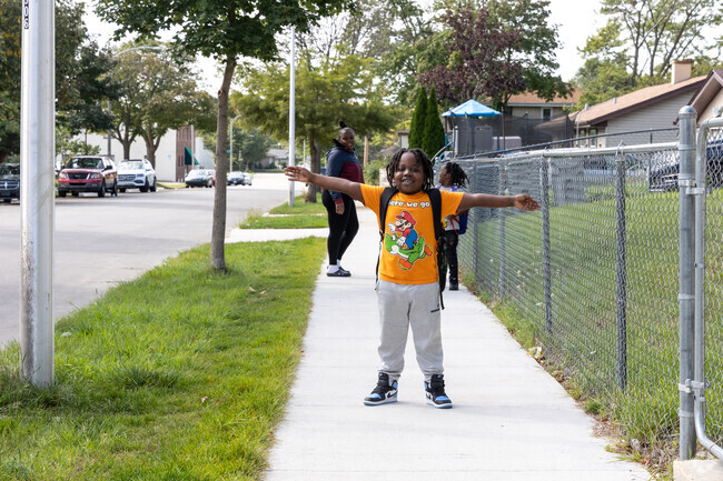 Walk your kids through the lovely Silver Swan neighborhood to Bryant School.