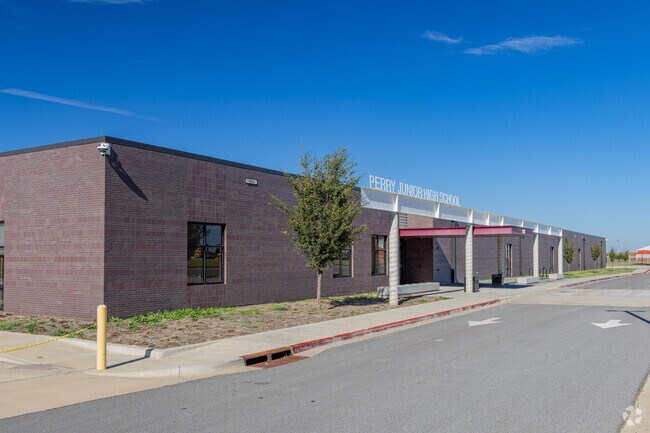 Students are taught a challenging curriculum at Perry Junior High School.