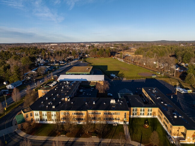 Bishop Guertin High School in Nashua, NH serves grades 9-12.