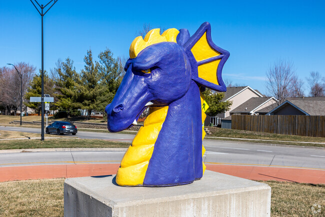 Johnston loves to show their Dragon Pride.