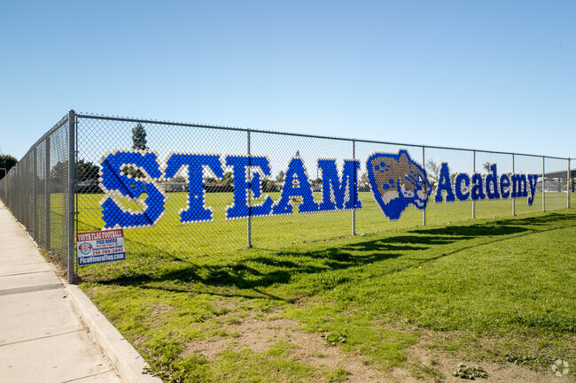 The Steam Academy in Pico Rivera, Ca, showing school pride.