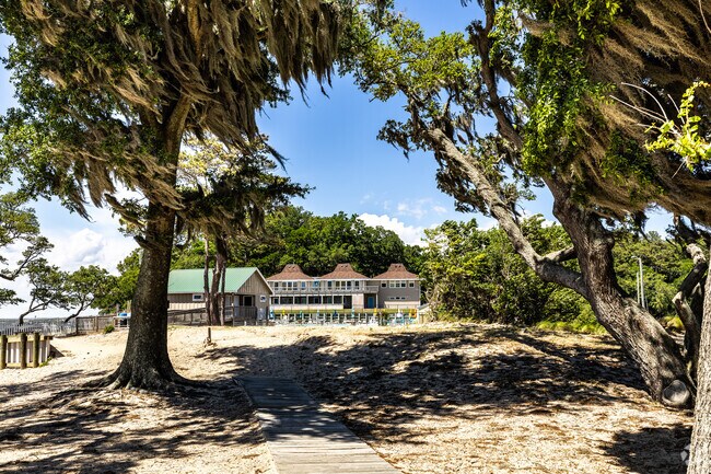 The Colington Harbour Clubhouse serves as a hub for community events and gatherings.